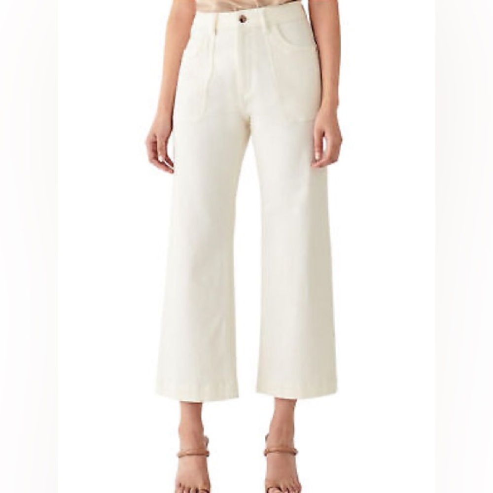 NWT Anthropologie DL1961 Sutter Hepburn High Rise Wide Leg Jeans Sz 30 Z108